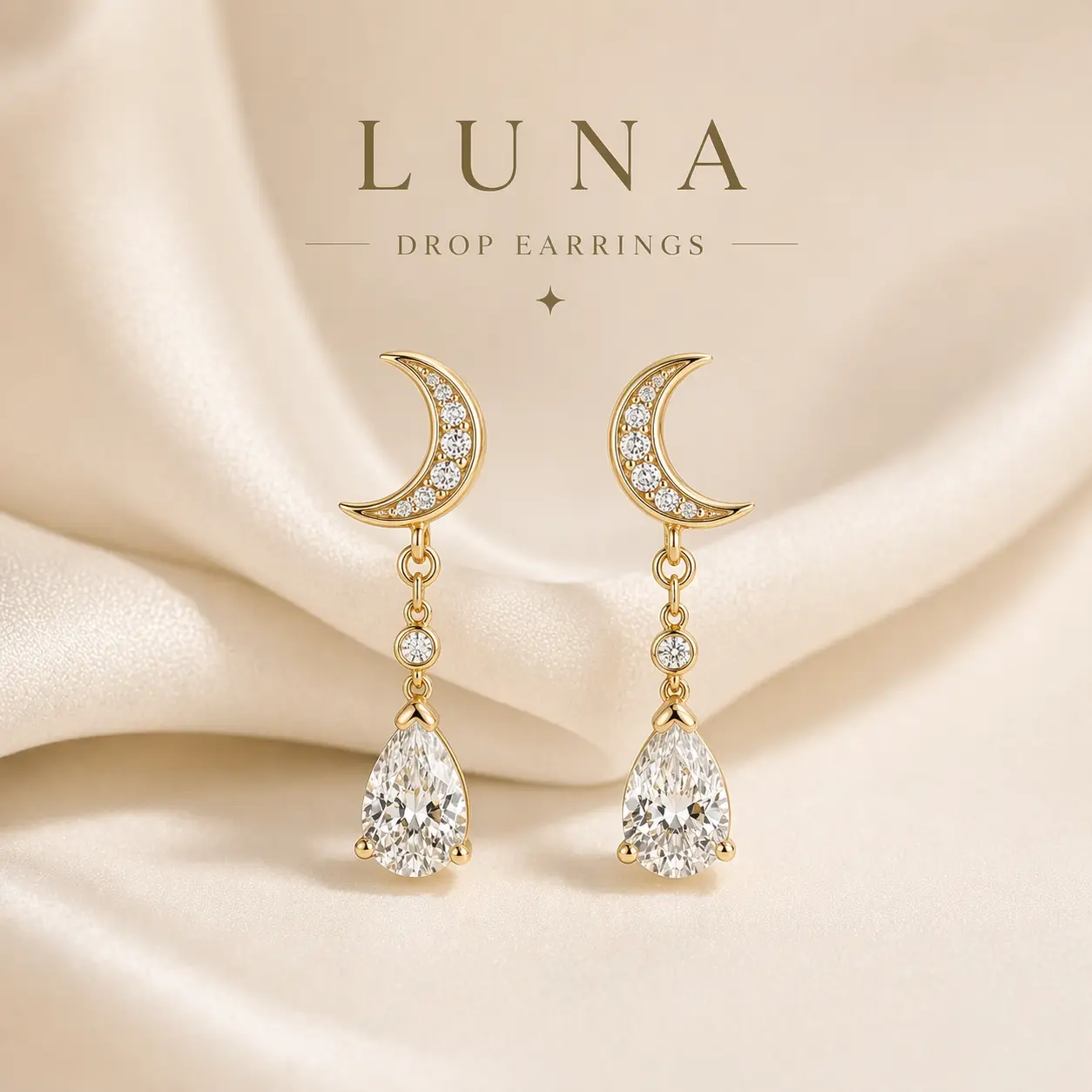 Luna Drop Earrings